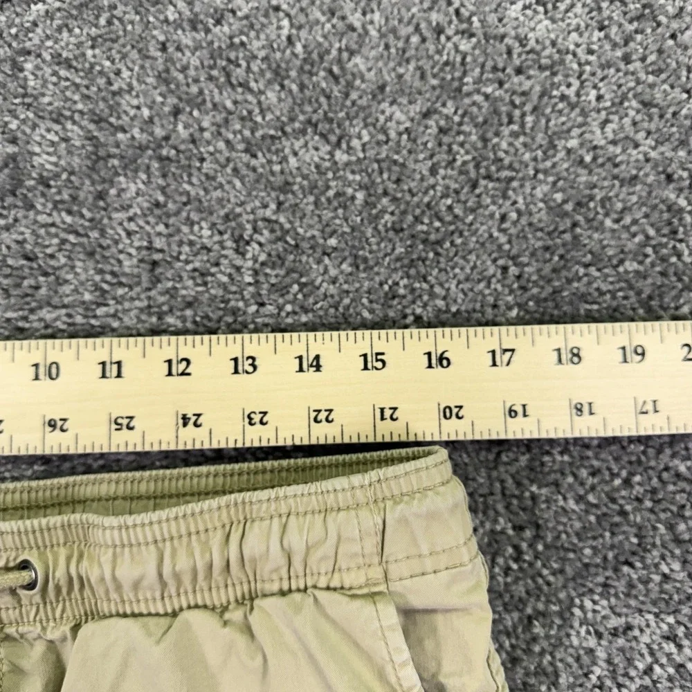 American Eagle Shorts Mens Medium Beige Chino Flex Drawstring Summer Pockets